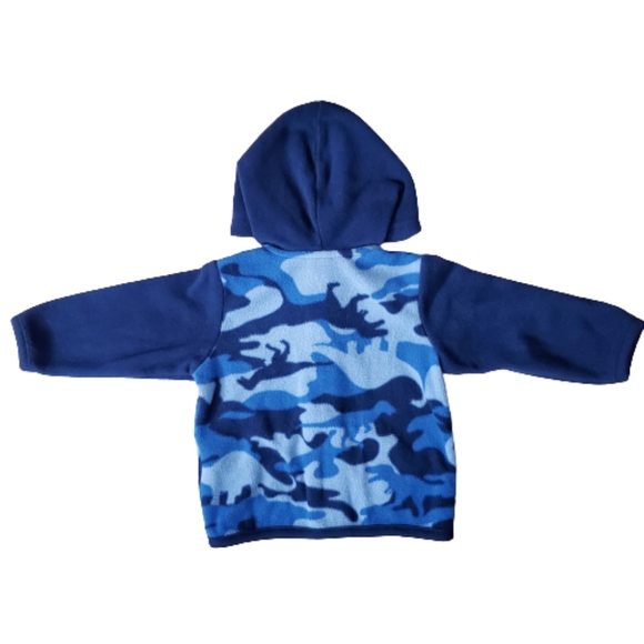 OLD NAVY Boys Fleece Hoodie Zip Up Size 6-12M - Picture 2 of 6